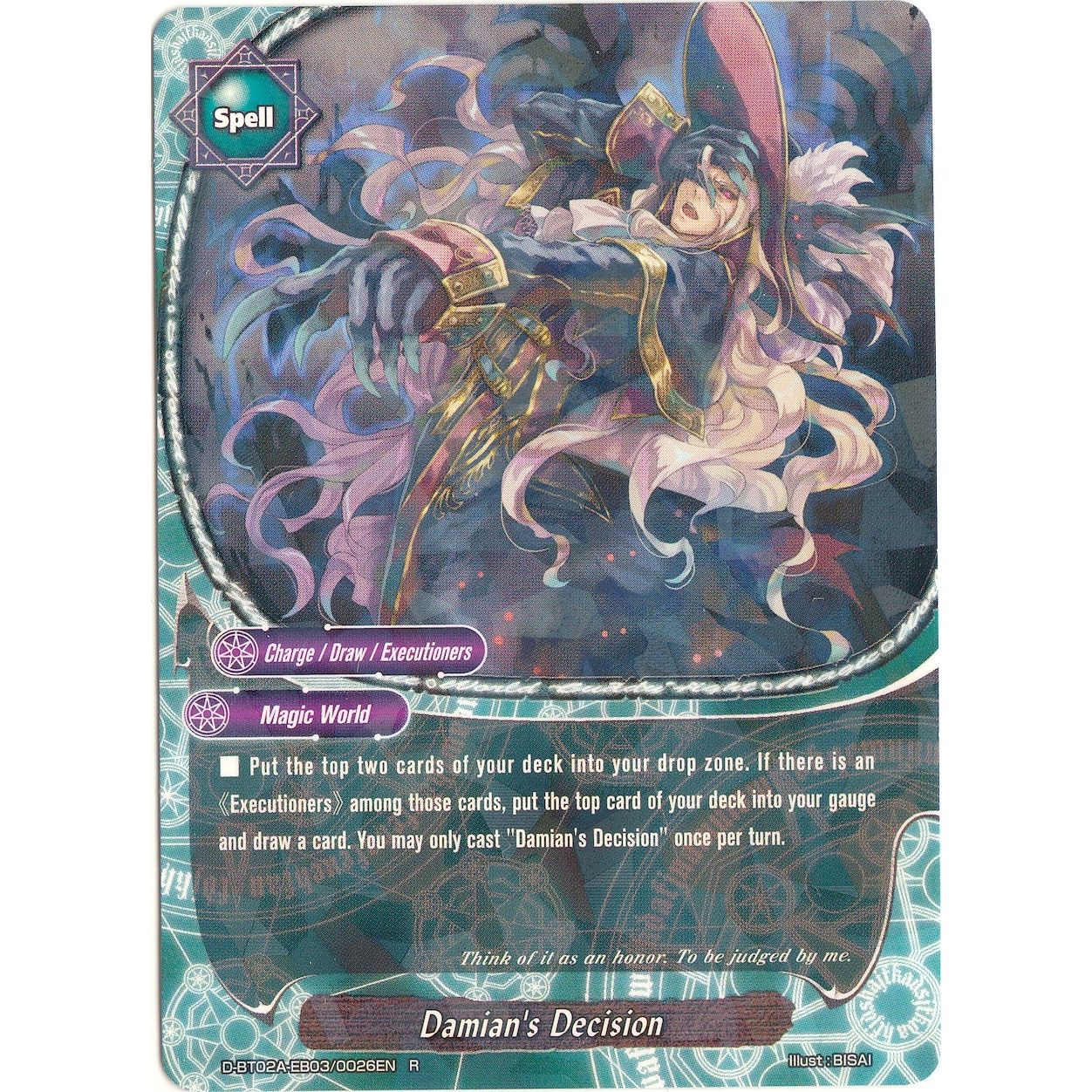 Image for Damian's Decisions (D-BT02A-EB03/0026EN) (D-BT02A) - Future Card BuddyFight