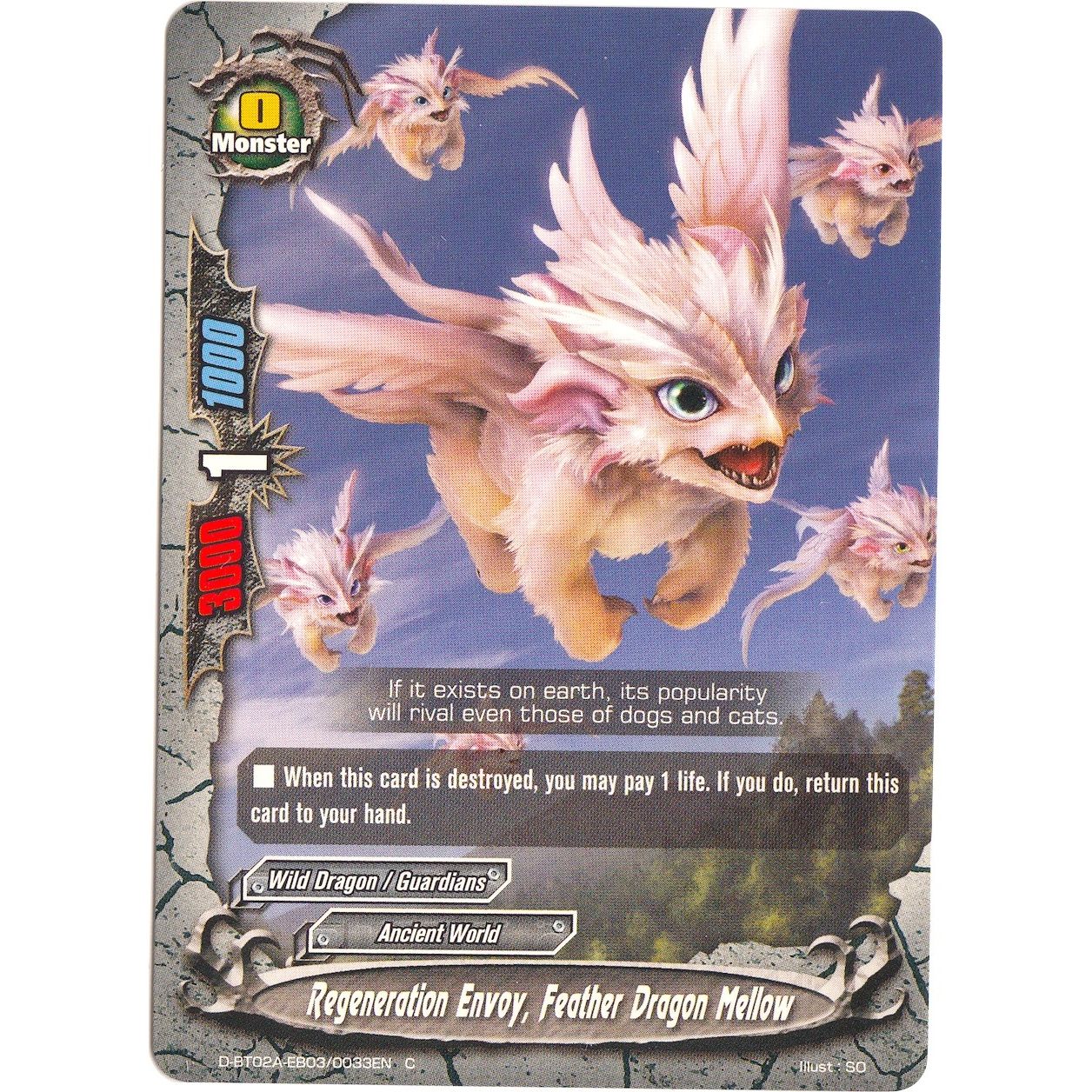 Image for Regeneration Envoy, Feather Dragon Mellow (D-BT02A-EB03/0033EN) (D-BT02A) - Future Card BuddyFight