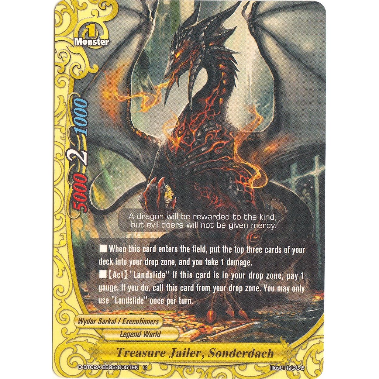 Image for Treasure Jailer, Sonderdach (D-BT02A-EB03/0051EN) (D-BT02A) - Future Card BuddyFight