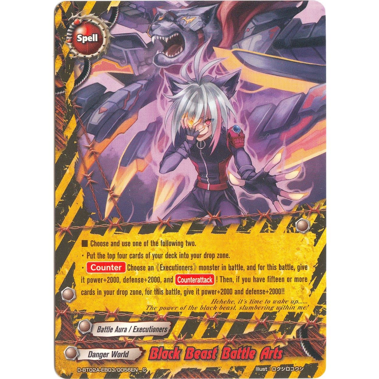 Image for Black Beast Battle Arts (D-BT02A-EB03/0056EN) (D-BT02A) - Future Card BuddyFight