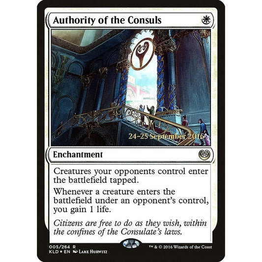 Image for Authority of the Consuls (KLD) (5) (PRE) - Magic: The Gathering