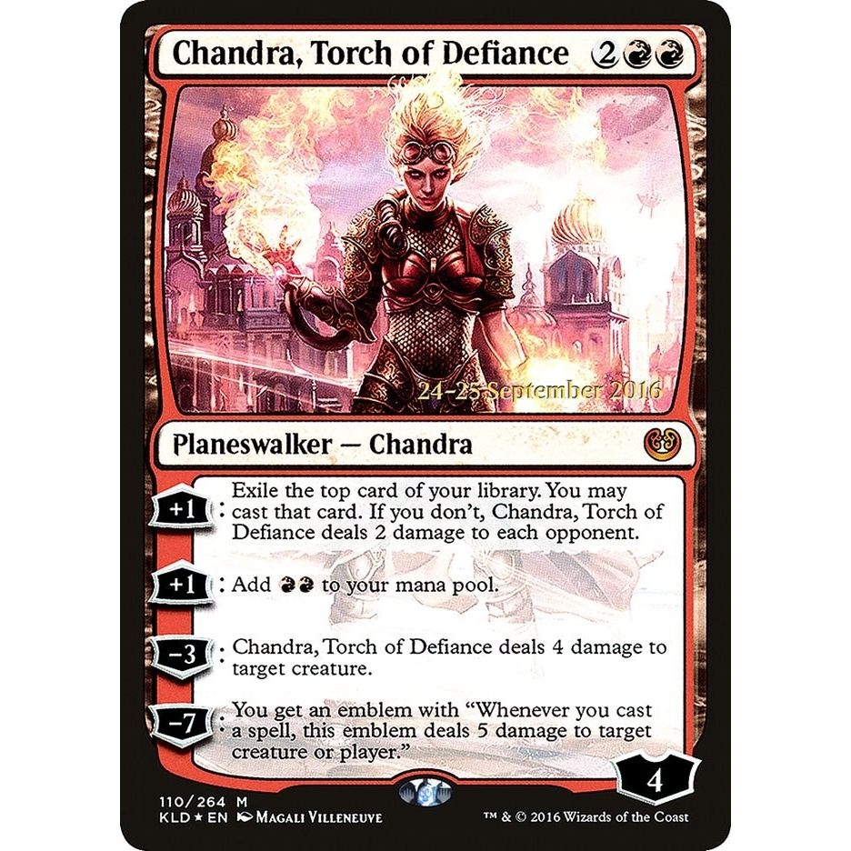 Image for Chandra, Torch of Defiance (110) (PRE) - Magic: The Gathering