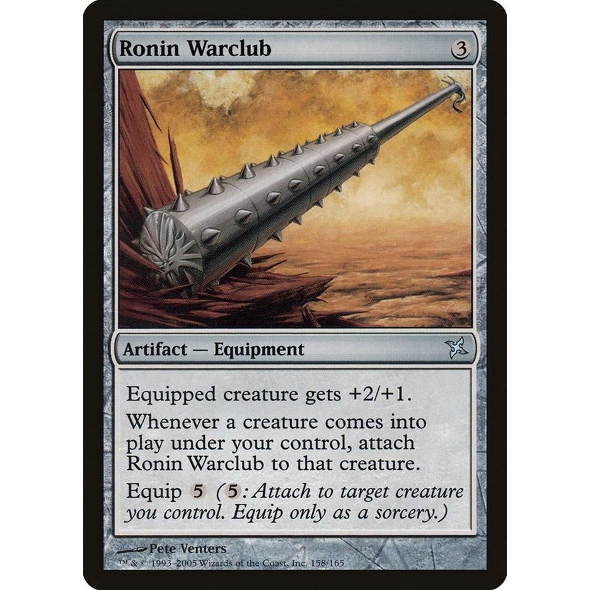 Image for Ronin Warclub (158) (BOK) - Magic: The Gathering
