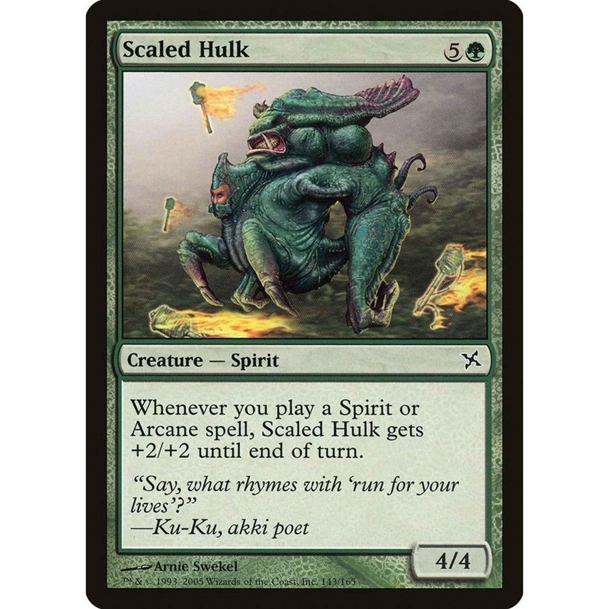 Image for Scaled Hulk (143) (BOK) - Magic: The Gathering