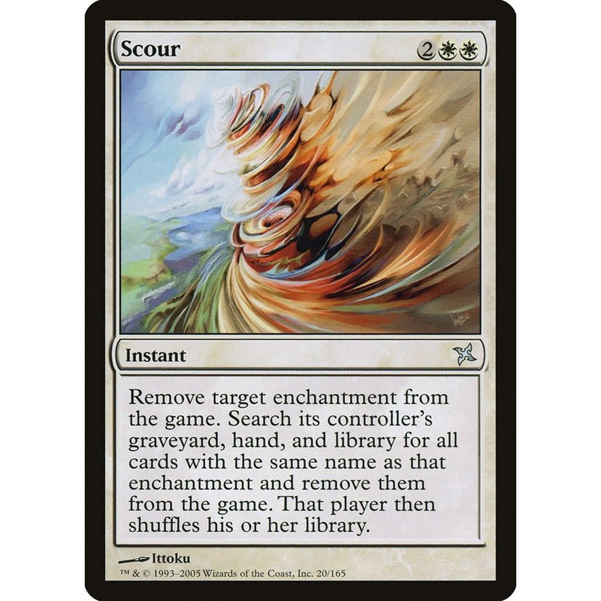 Image for Scour (20) (BOK) - Magic: The Gathering