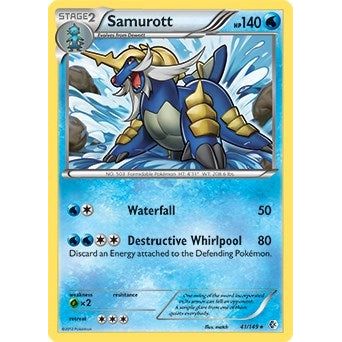 Image for Samurott - 41/149 (BW Boundaries Crossed) (041/149) (PR) - Pokemon