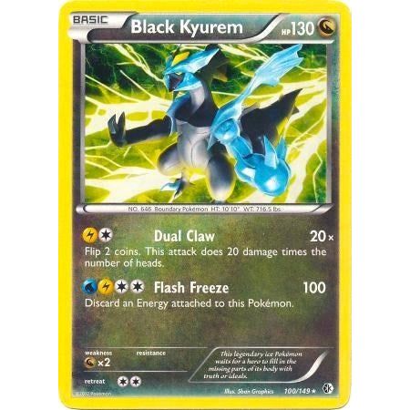 Image for Black Kyurem - 100/149 (BW Boundaries Crossed) (100/149) (PR) - Pokemon