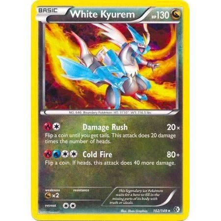 Image for White Kyurem - 102/149 (BW Boundaries Crossed) (102/149) (PR) - Pokemon