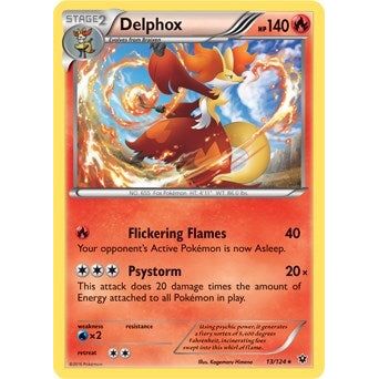 Image for Delphox - 13/124 (XY Fates Collide) (013/124) (PR) - Pokemon
