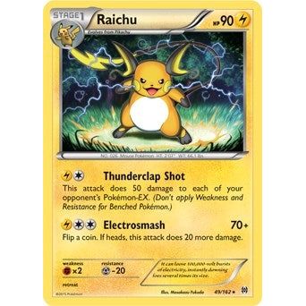 Image for Raichu - 49/162 (XY BREAKthrough) (Cracked Ice Holo) (049/162) (PR) - Pokemon