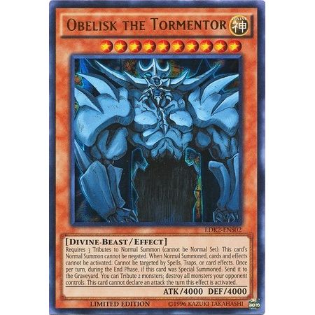 Image for Obelisk the Tormentor (LDK2-ENS02) (LDK2) - YuGiOh