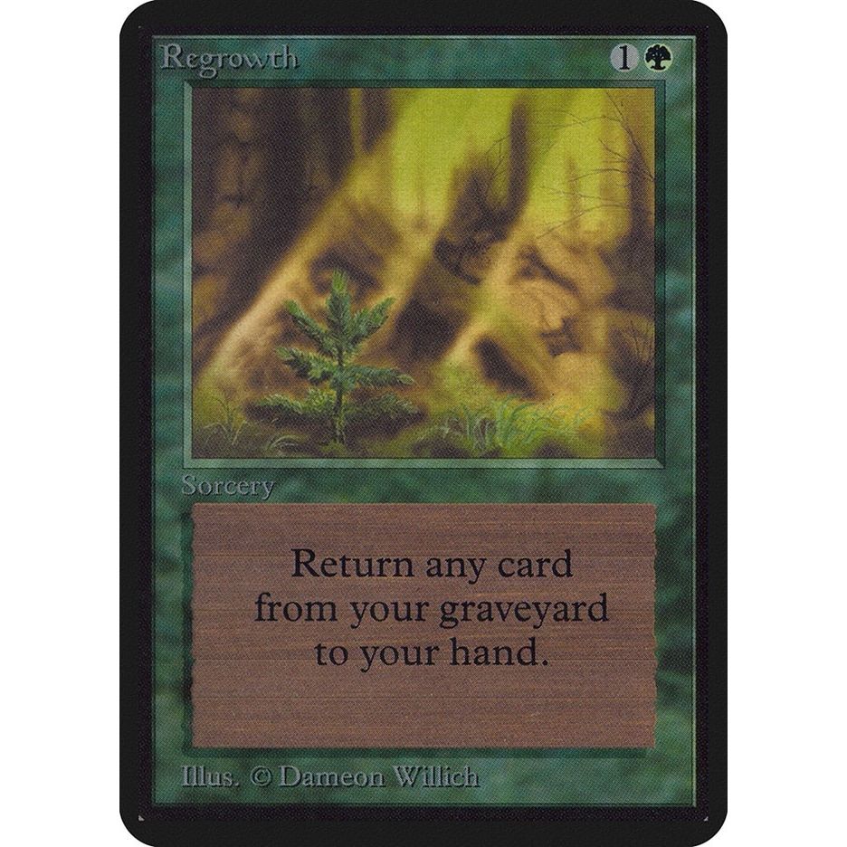 Image for Regrowth (LEA) - Magic: The Gathering