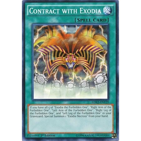 Image for Contract with Exodia (LDK2-ENY29) (LDK2) - YuGiOh
