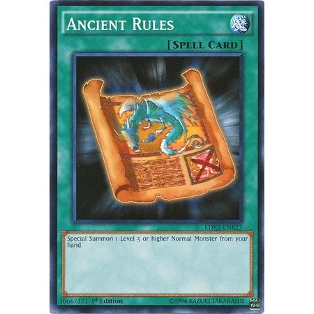 Image for Ancient Rules (LDK2-ENK27) (LDK2) - YuGiOh