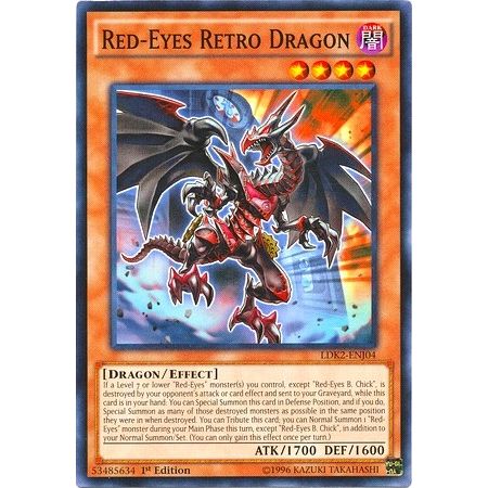 Image for Red-Eyes Retro Dragon (LDK2-ENJ04) (LDK2) - YuGiOh
