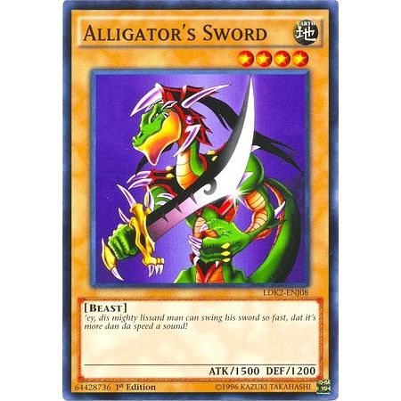 Image for Alligator's Sword (LDK2-ENJ08) (LDK2) - YuGiOh