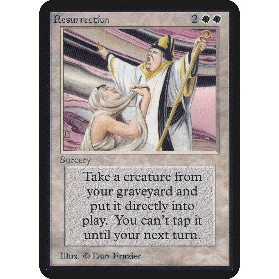 Image for Resurrection (LEA) - Magic: The Gathering