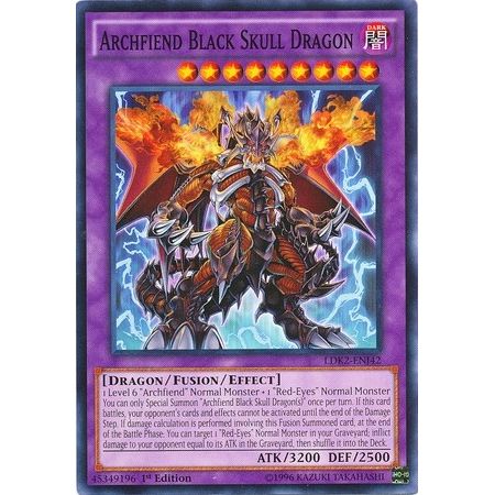 Image for Archfiend Black Skull Dragon (LDK2-ENJ42) (LDK2) - YuGiOh