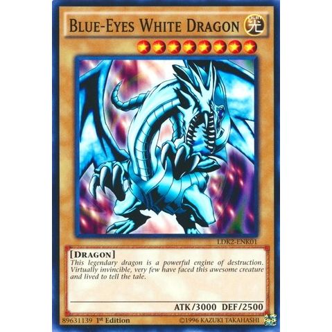 Image for Blue-Eyes White Dragon (Version 1) (LDK2-ENK01) (LDK2) - YuGiOh