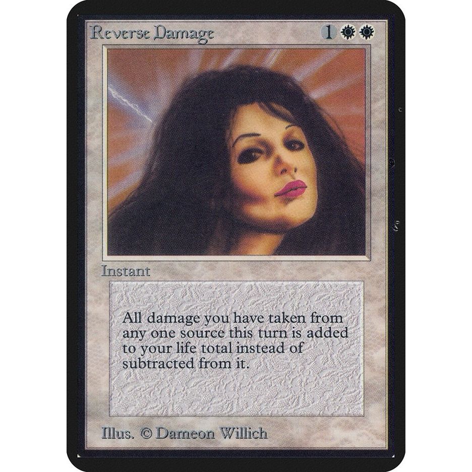 Image for Reverse Damage (LEA) - Magic: The Gathering
