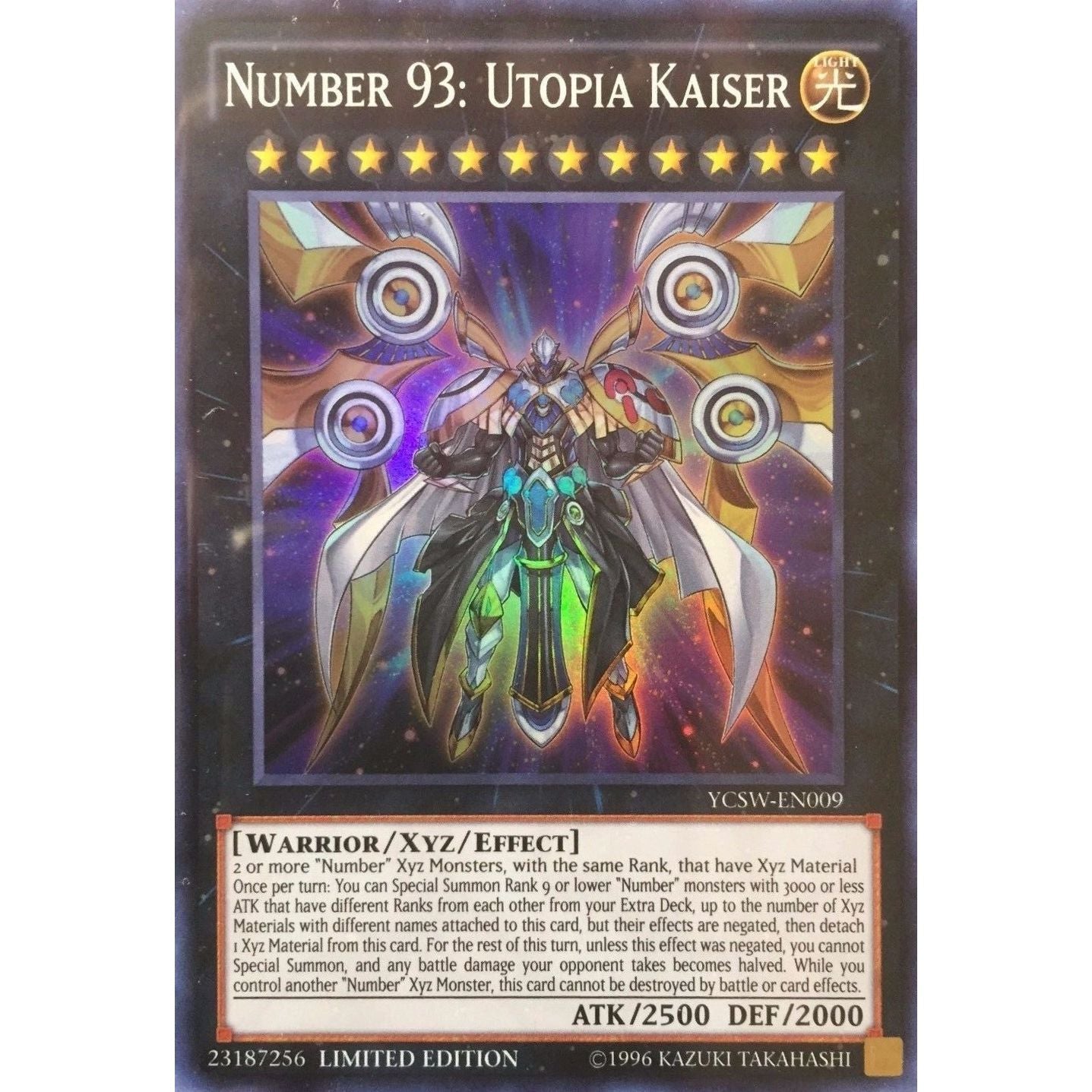 Image for Number 93: Utopia Kaiser (YCSW-EN009) (YCSW) - YuGiOh