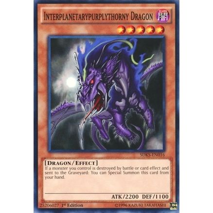 Image for Interplanetarypurplythorny Dragon (SDKS-EN016) (SDKS) - YuGiOh