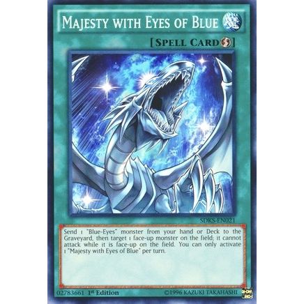 Image for Majesty with Eyes of Blue (SDKS-EN021) (SDKS) - YuGiOh