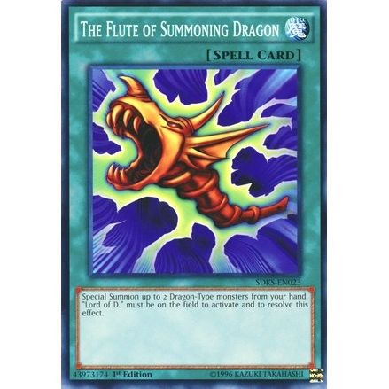 Image for The Flute of Summoning Dragon (SDKS-EN023) (SDKS) - YuGiOh