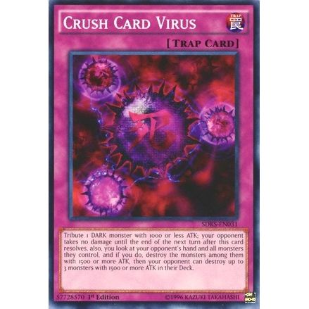 Image for Crush Card Virus (SDKS-EN031) (SDKS) - YuGiOh