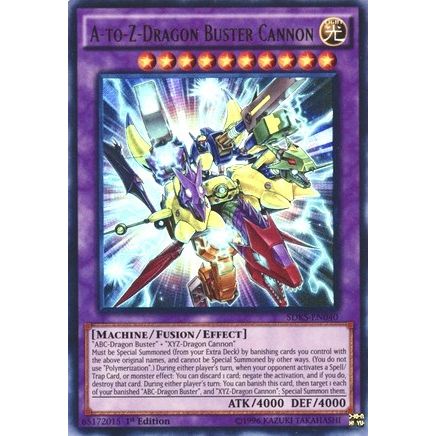 Image for A-to-Z-Dragon Buster Cannon (SDKS-EN040) (SDKS) - YuGiOh