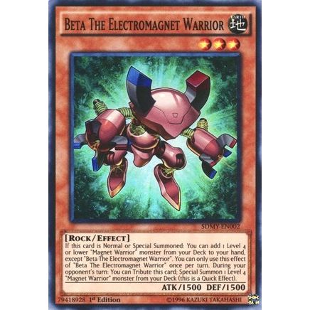 Image for Beta The Electromagnet Warrior (SDMY-EN002) (SDMY) - YuGiOh