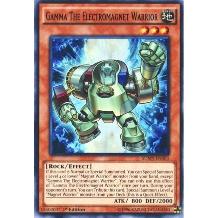 Image for Gamma The Electromagnet Warrior (SDMY-EN003) (SDMY) - YuGiOh