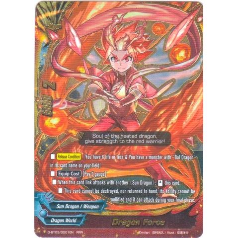Image for Dragon Force (Dragon World) (D-BT03/0001EN) (D-BT03) - Future Card BuddyFight