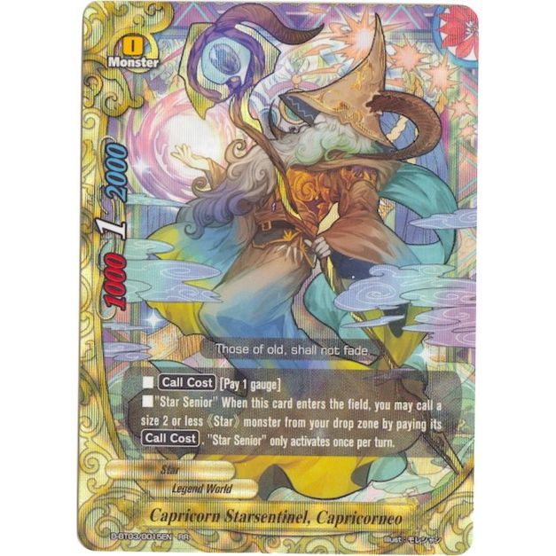 Image for Capricorn Starsentinel, Capricorneo (D-BT03/0015EN) (D-BT03) - Future Card BuddyFight