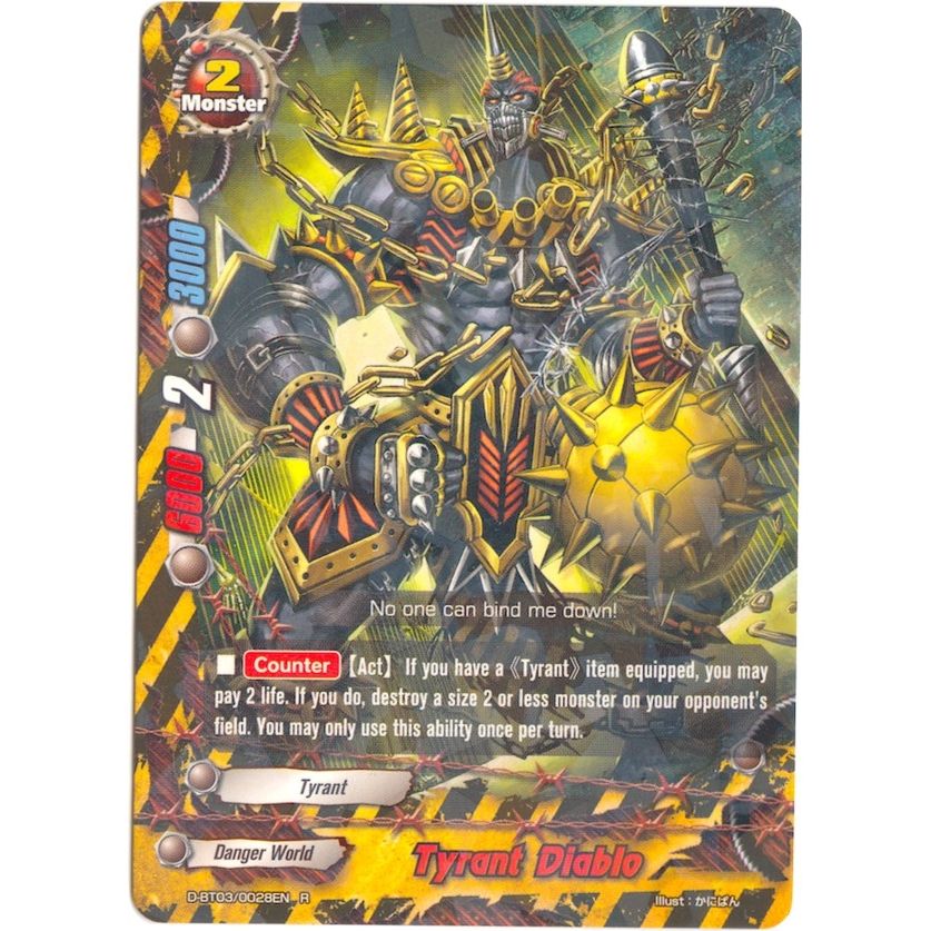 Image for Tyrant Diablo (D-BT03/0028EN) (D-BT03) - Future Card BuddyFight