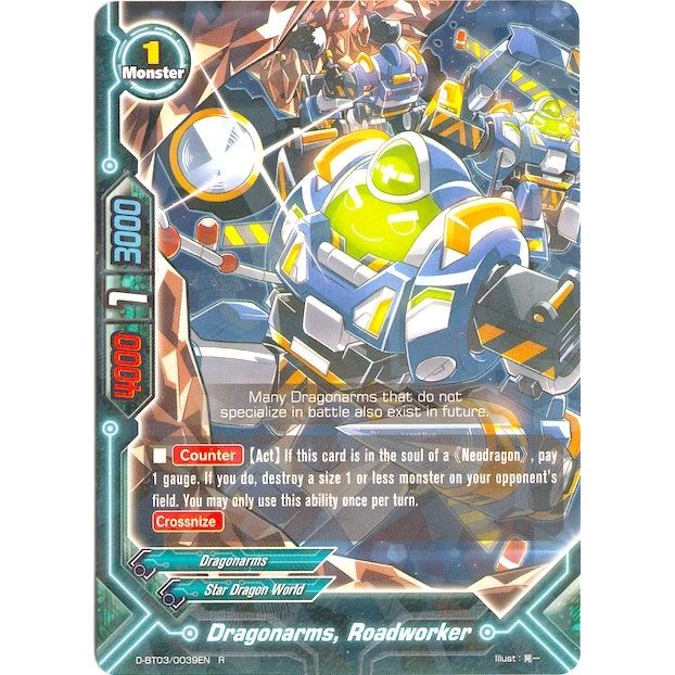 Image for Dragonarms, Roadworker (D-BT03/0039EN) (D-BT03) - Future Card BuddyFight