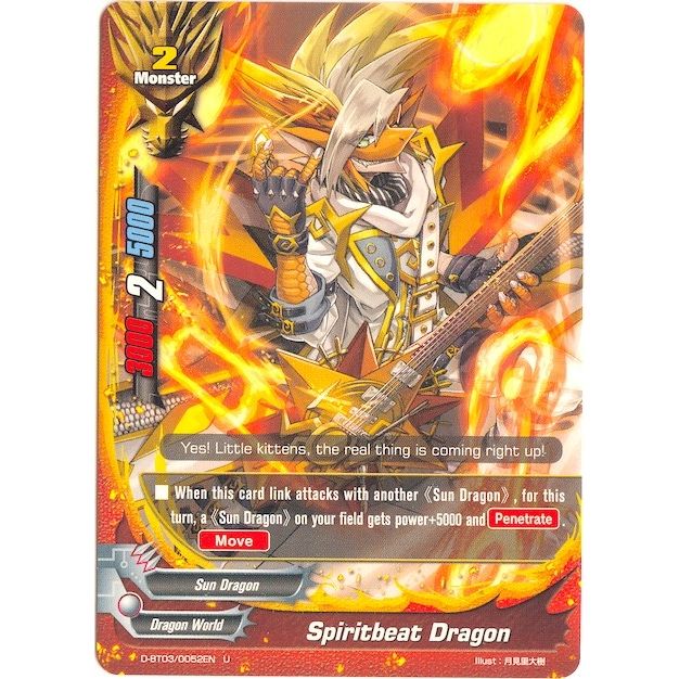 Image for Spiritbeat Dragon (D-BT03/0052EN) (D-BT03) - Future Card BuddyFight