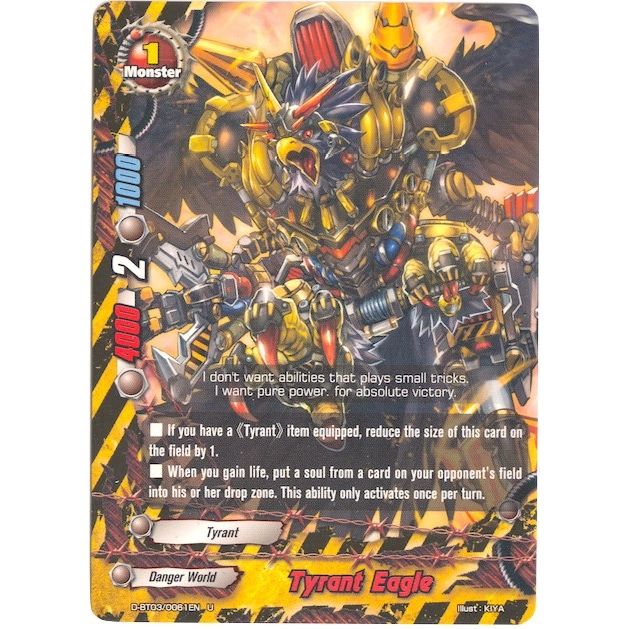 Image for Tyrant Eagle (D-BT03/0061EN) (D-BT03) - Future Card BuddyFight
