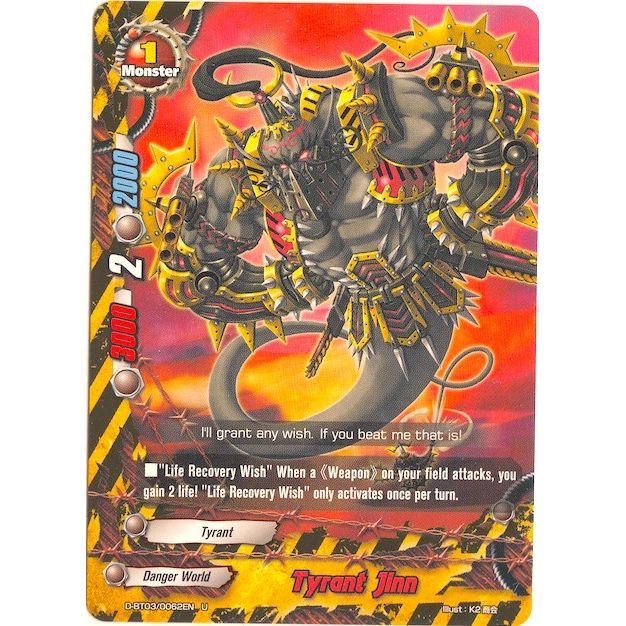 Image for Tyrant Jinn (D-BT03/0062EN) (D-BT03) - Future Card BuddyFight