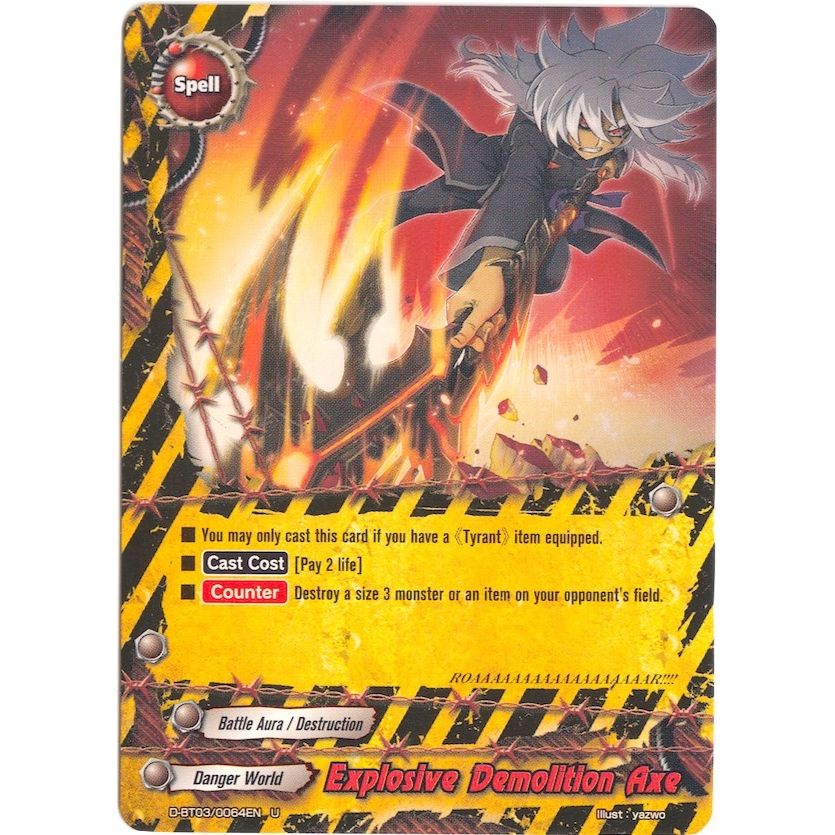 Image for Explosive Demolition Axe (D-BT03/0064EN) (D-BT03) - Future Card BuddyFight
