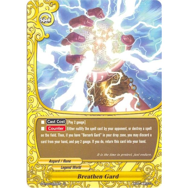 Image for Breathen Gard (D-BT03/0068EN) (D-BT03) - Future Card BuddyFight