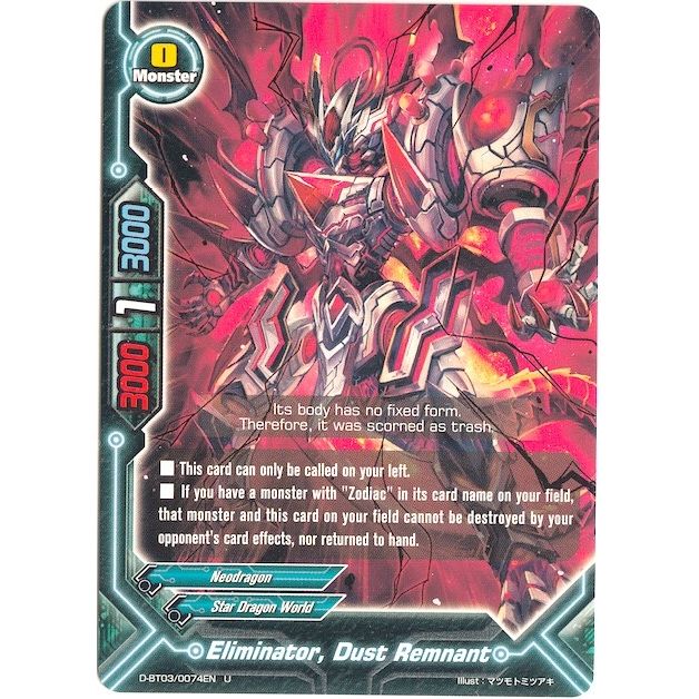 Image for Eliminator, Dust Remnant (D-BT03/0074EN) (D-BT03) - Future Card BuddyFight