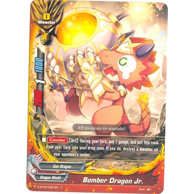 Image for Bomber Dragon Jr. (D-BT03/0087EN) (D-BT03) - Future Card BuddyFight