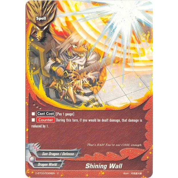 Image for Shining Wall (D-BT03/0088EN) (D-BT03) - Future Card BuddyFight
