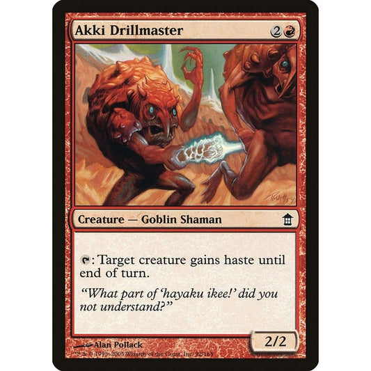 Image for Akki Drillmaster (92) (SOK) - Magic: The Gathering