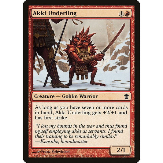 Image for Akki Underling (93) (SOK) - Magic: The Gathering