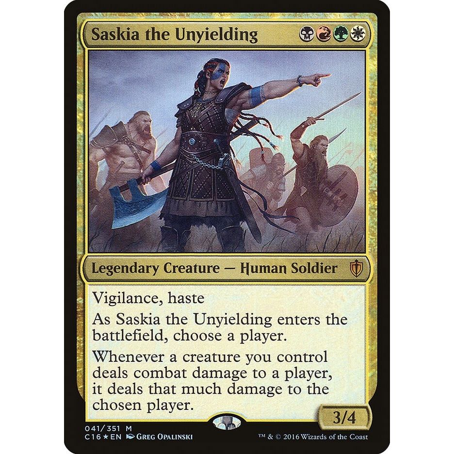 Image for Saskia the Unyielding (41) (C16) - Magic: The Gathering