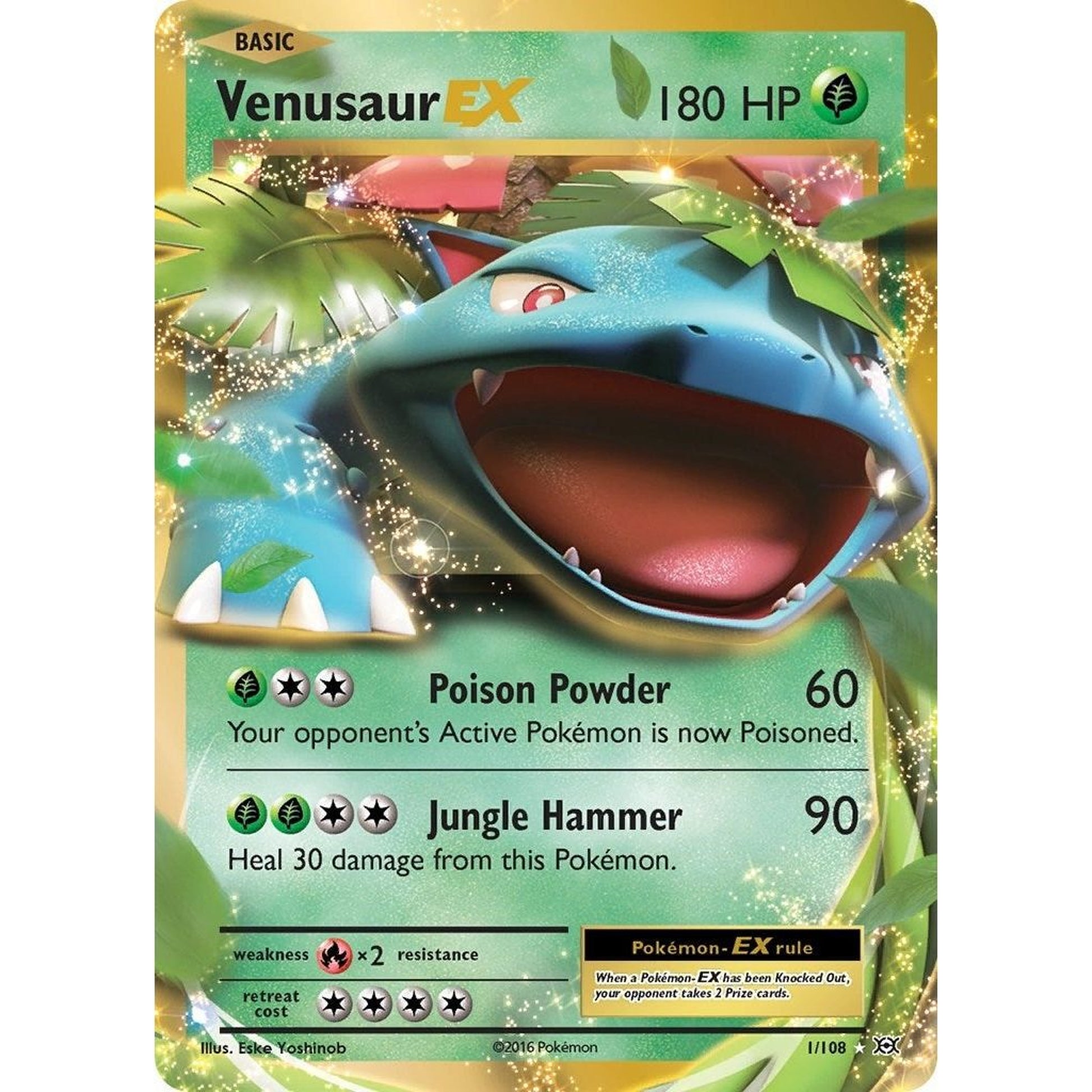 Image for Venusaur EX (1/108) (EVO) - Pokemon