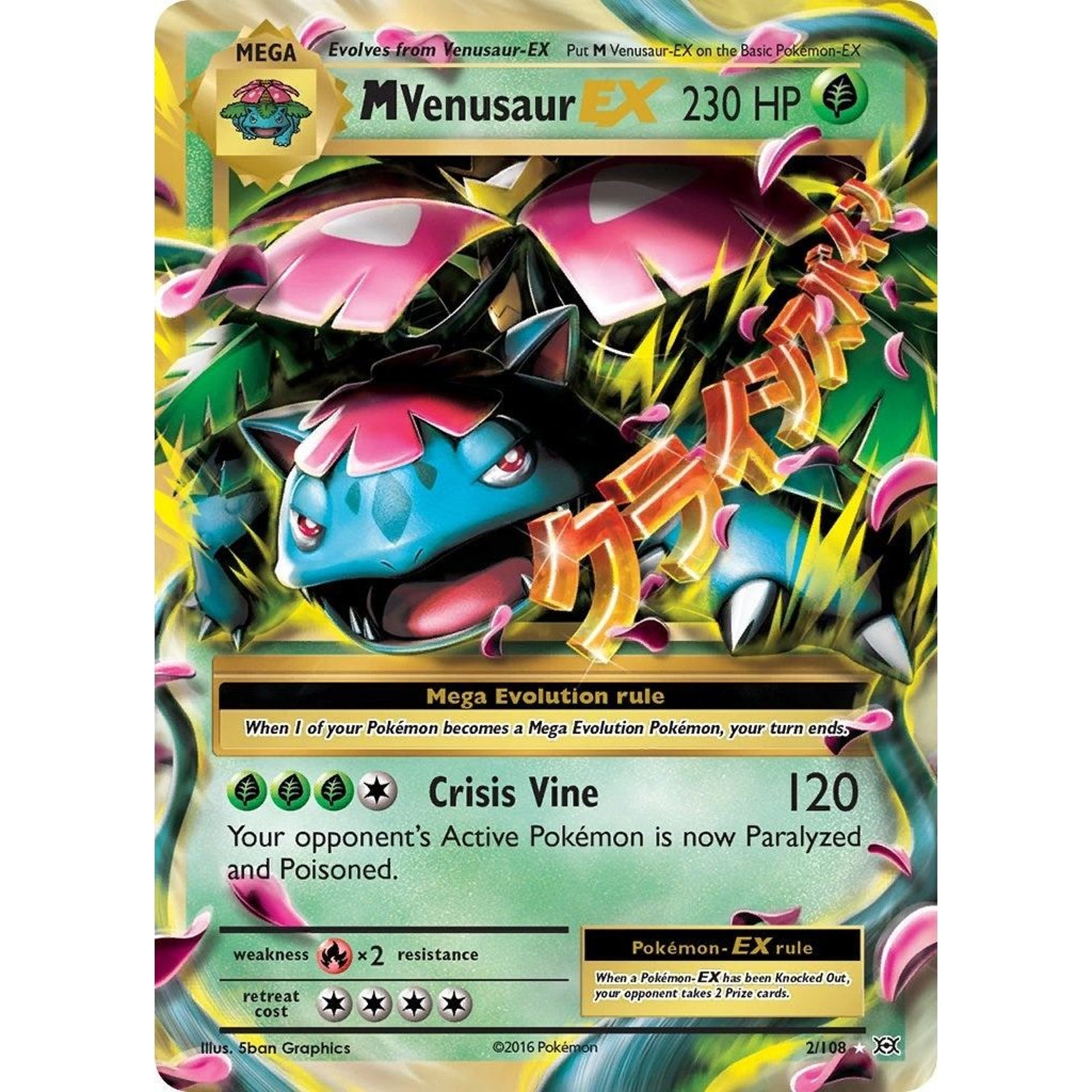 Image for M Venusaur EX (2/108) (EVO) - Pokemon