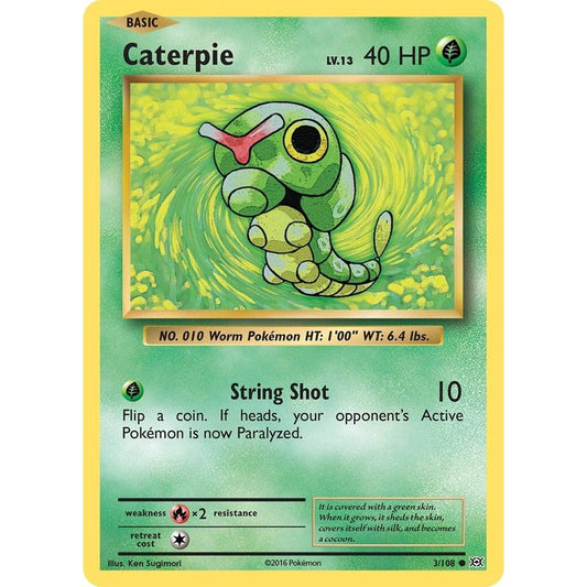 Image for Caterpie (3/108) (EVO) - Pokemon